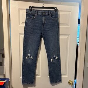Old Navy Women's Straight Leg Blue Jeans